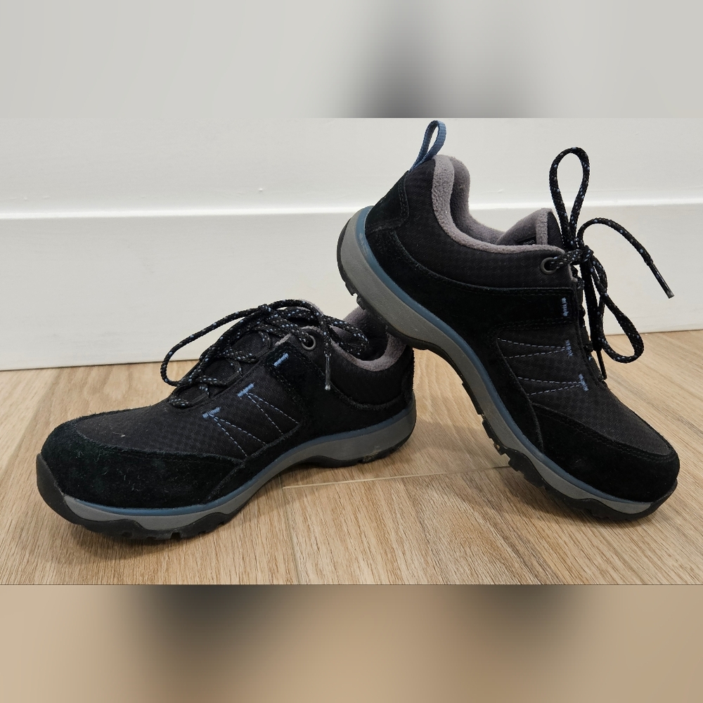 LL Bean TEK 2.5 Womens Size 8M Hiking Shoes Primaloft Waterproof Black Suede Sz7